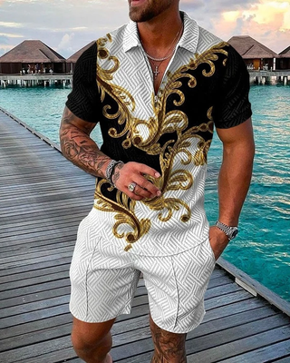 Carlos™ | Conjunto de polo y pantalones cortos del conquistador