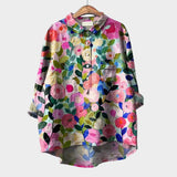 Lovina | blusa premium con borde de encaje