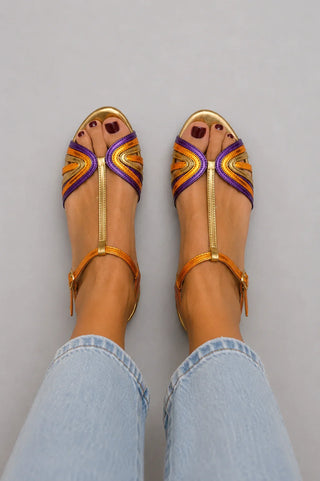 Viviana™ | Sandalias en los colores del Mediterráneo