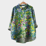Seraphin™ | Blusa de lino atemporal con estampado