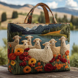 Bolso Artesanal | Ovejas junto al Lago