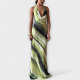 Vestidos maxi clásicos con degradado y tie-dye