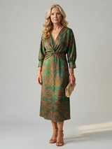 Valentina™ | Vestido midi cruzado