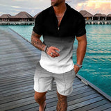 Juan™ | Conjunto polo y pantalones cortos Darkness