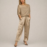 Clara™ | Conjunto satinado holgado estilo cargo