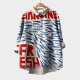 Mila™ | Blusa de lino atemporal con estampado