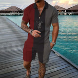 José™ | Conjunto polo rosa y pantalones cortos coordinado
