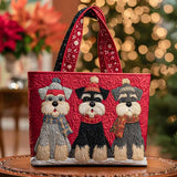 Bolso Artesanal | Trío de Schnauzers