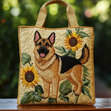 Bolso Artesanal | Pastor Alemán Floral