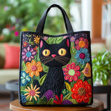 Bolso Artesanal | Encantador Gato Negro
