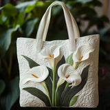 Bolso Artesanal | Lirios Blancos