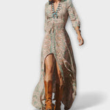 Vestido maxi bohemio cómodo