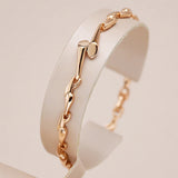Elegante pulsera de oro