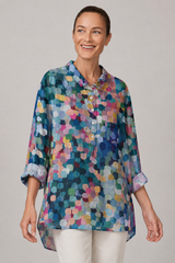 Fiorenza™ | Blusa de lino con diseño exclusivo