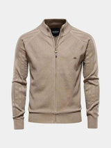 Jacquard™ | Cárdigan de punto con cremallera