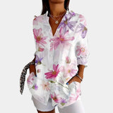 Nika – Blusa de verano con estampado vibrante
