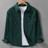 Charlie™ | Camisa de rayas con botones delanteros