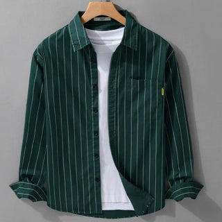 Charlie™ | Camisa de rayas con botones delanteros