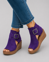 Orélisse™ | Botines con cuña y punta abierta en estilo moderno