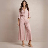 Delphine™ | Conjunto de lino elegante
